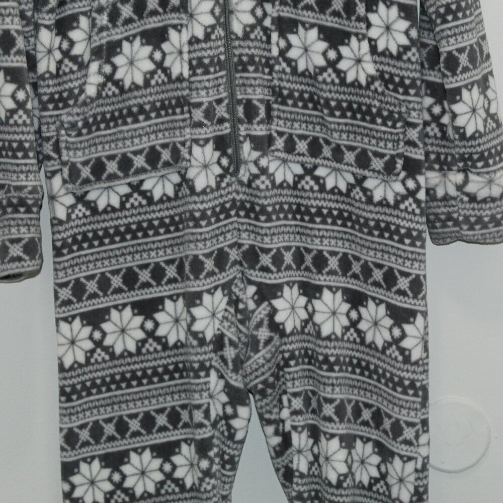 Sleepytime PJs‎ Snowflake Onsie Pajamas Size Small - Picture 3 of 11